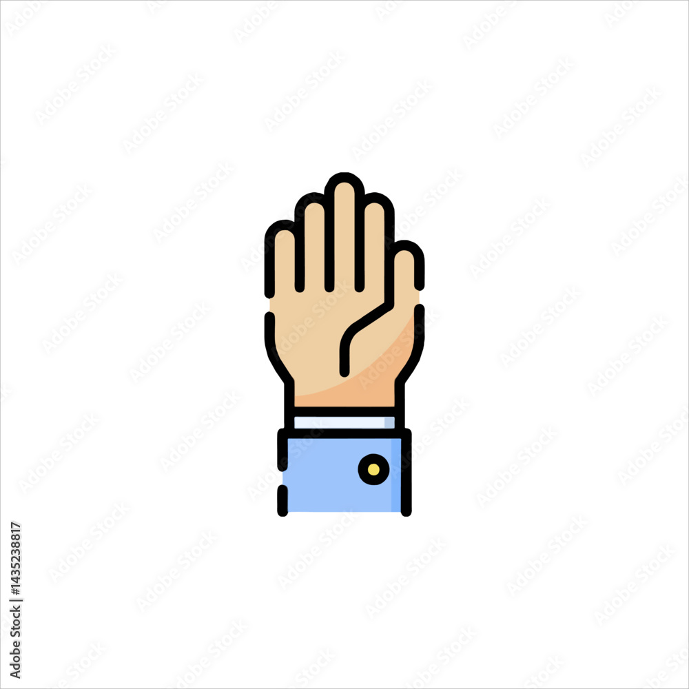 Obraz premium hand sign icon