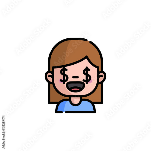 funny cartoon casual man