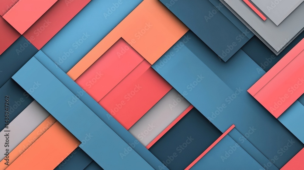 abstract geometric background with overlapping shapes in blue re abstract geometric background with overlapping shapes in blue re