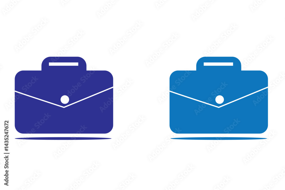 Briefcase icon vector isolated on white background. Briefcase vector icon Briefcase icon vector isolated on white background. Briefcase vector icon