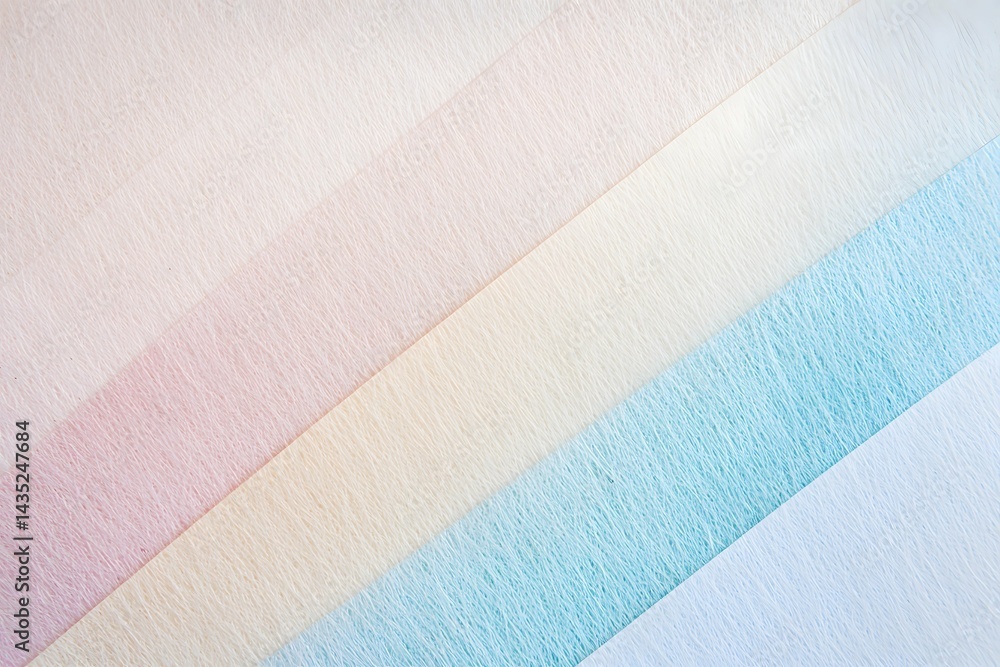Fototapeta premium A lovely pastel gradient emerges as a seamless blend of gentle, understated hues, forming a captivating backdrop that