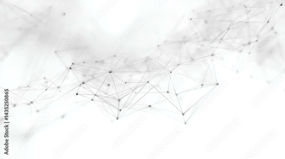 Abstract Network Connections Illustration Abstract Network Connections Illustration