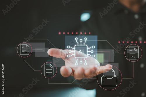 Advanced document handling using intelligent algorithms and AI networks.