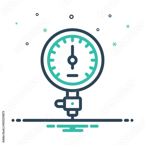 Mix icon for gauge