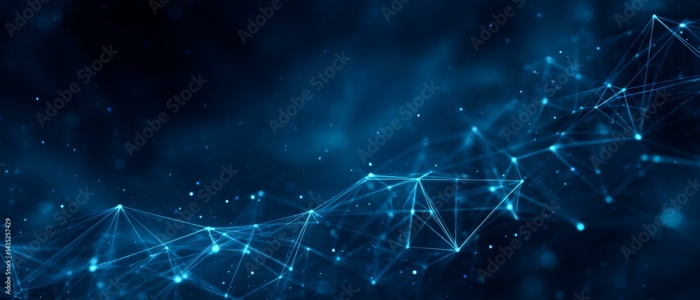 Fototapeta premium Abstract Network Connection Design