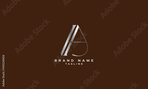 HA, AH, HDA, HAD, DHA, DAH, ADH, AHD, Abstract initial monogram letter alphabet logo design