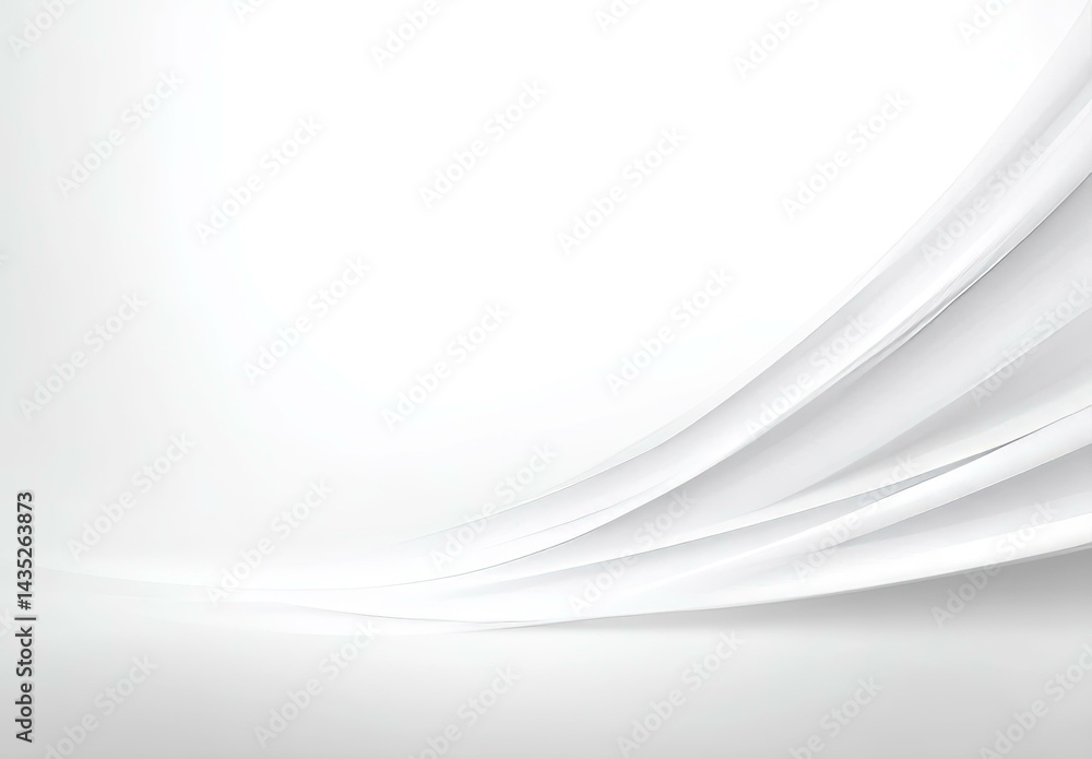 Fototapeta premium Abstract Elegant White Background Design