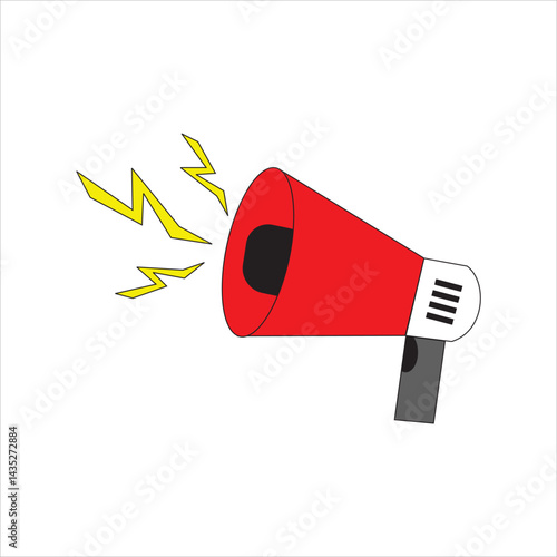 megaphone and loudspeaker vector