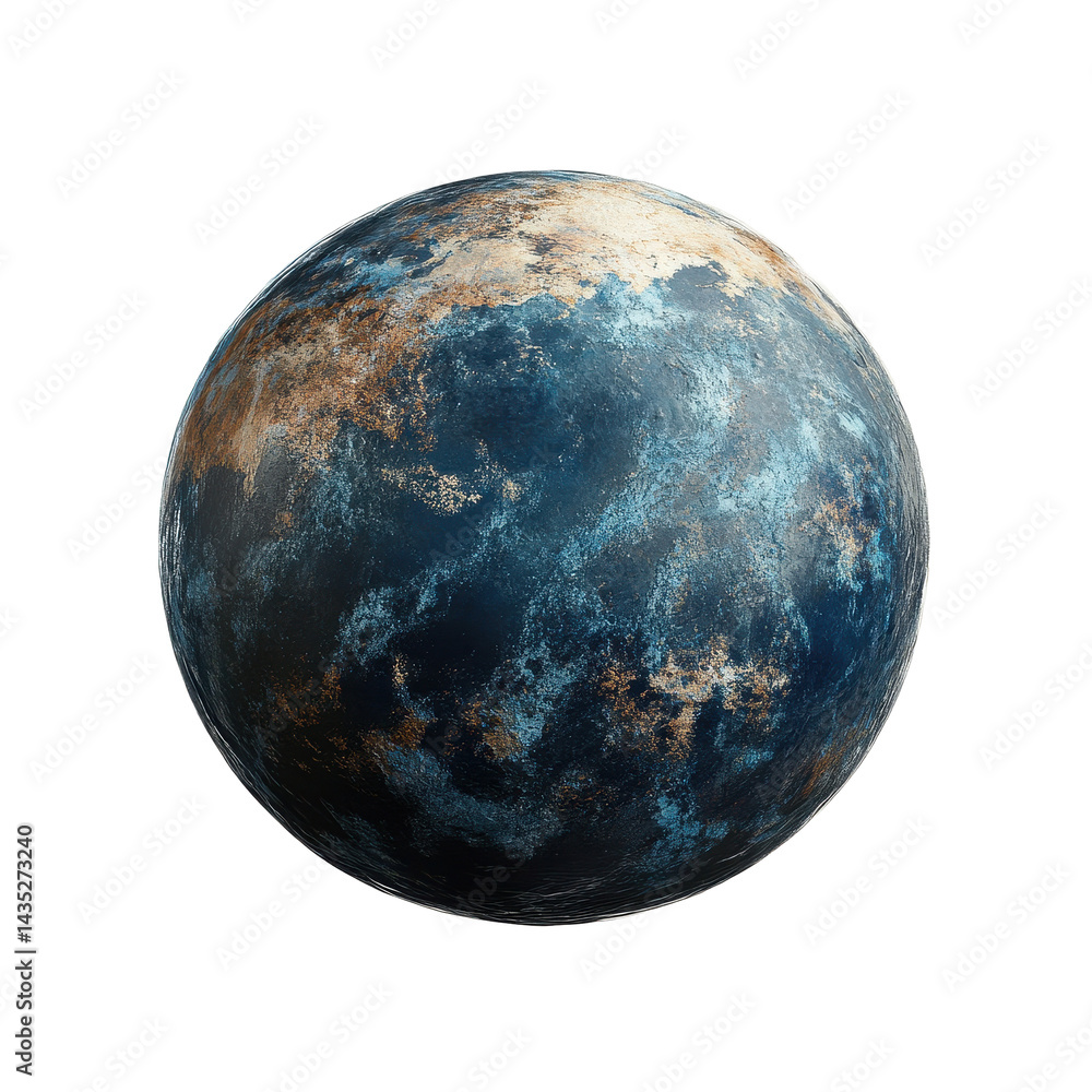 Beautiful depiction of a planet on a Transparent background showcasing vibrant textures and colors, Planet on PNG background Beautiful depiction of a planet on a Transparent background showcasing vibrant textures and colors, Planet on PNG background