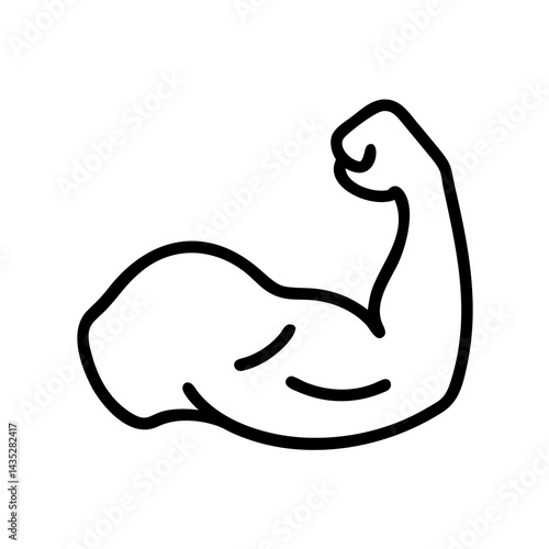 flexed arm pose png transparent background