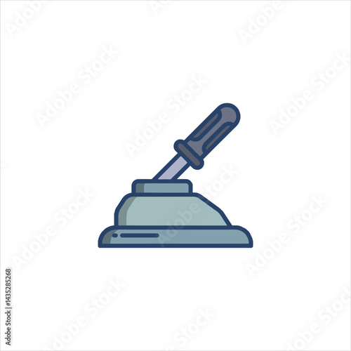 blue vacuum cleaner