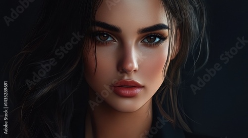 Wallpaper Mural Portrait of beautyful and confident business woman Torontodigital.ca