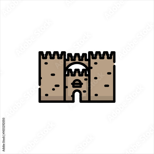 castle vector illustration
