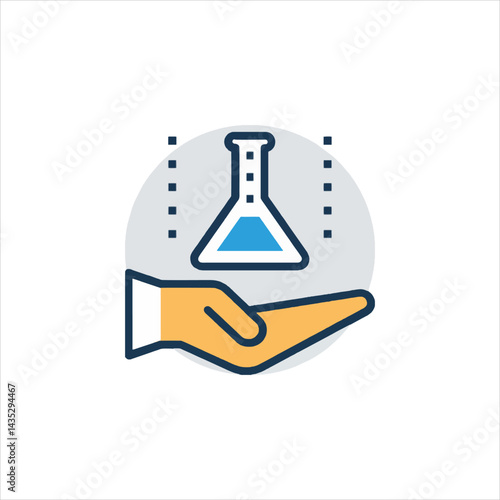 laboratory flask icon