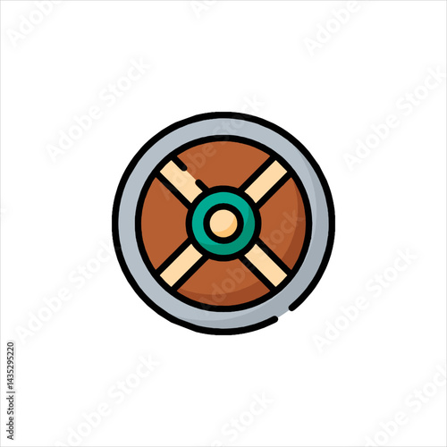 compact disc on white background