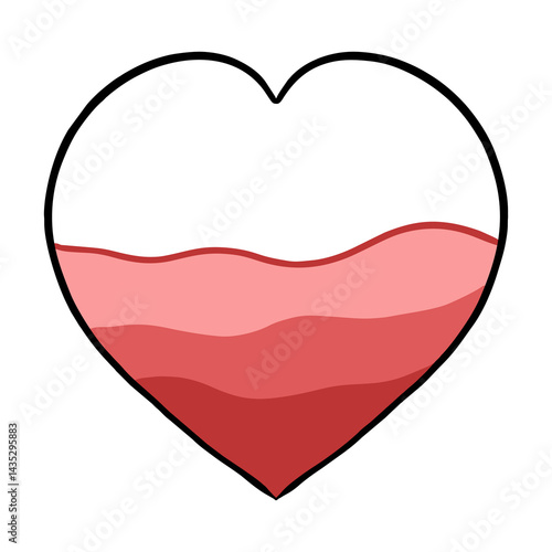 Free Download blood in the shape of a heart for the theme of blood donation - GFXLoad