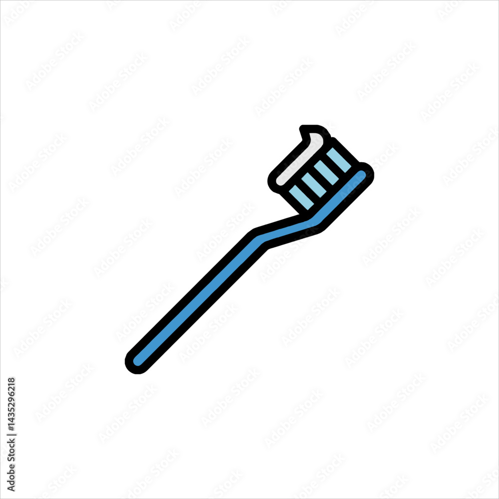 toothbrush with toothpaste toothbrush with toothpaste