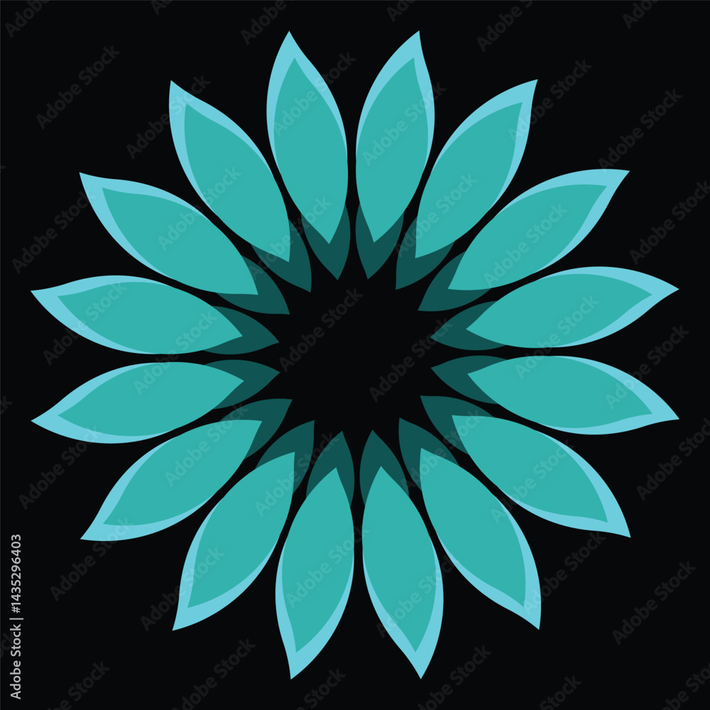 Obraz premium background with abstract flower Design