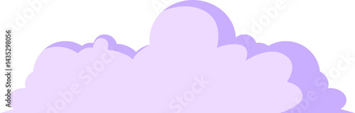 Purple Cloud Illustration