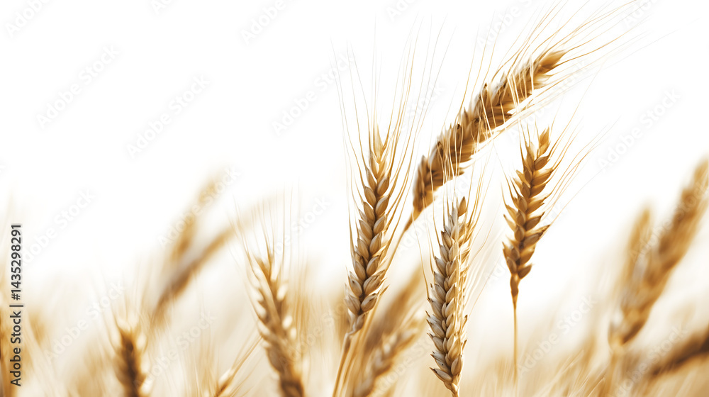 A high-contrast image of barley grains against a pure white background, emphasizing their light brown tones and rough textures. A high-contrast image of barley grains against a pure white background, emphasizing their light brown tones and rough textures.