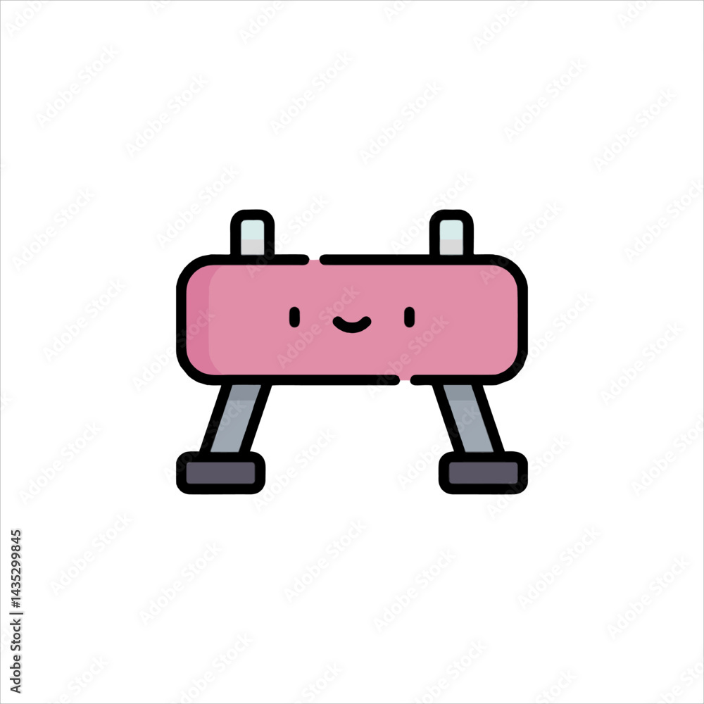 vector illustration of a red and black office chair vector illustration of a red and black office chair
