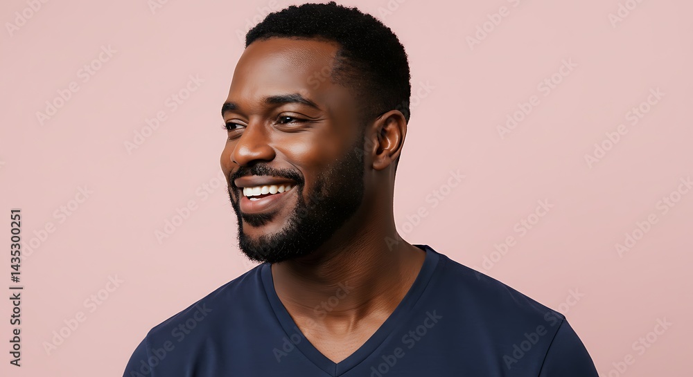Obraz premium A Gentle Smile, Dusk's Embrace AI Generated
