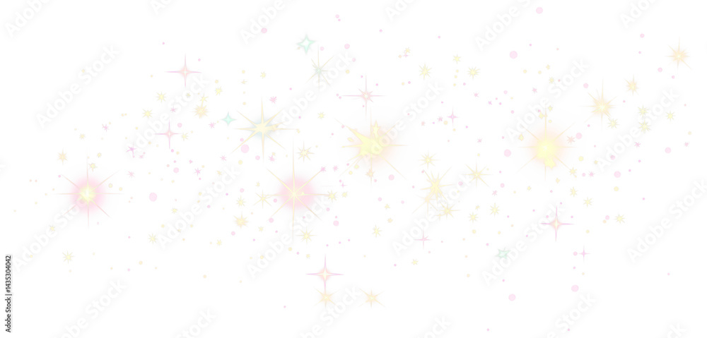 Obraz premium PNG Sparkle background lights illustration.