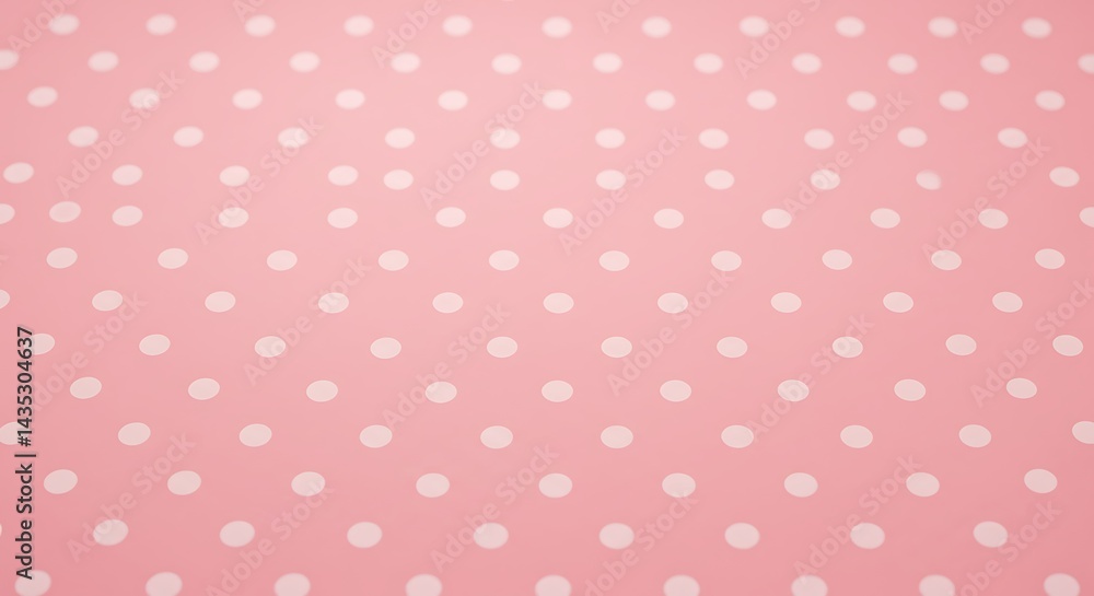 Pink Polka Dot Dream AI Generated Pink Polka Dot Dream AI Generated