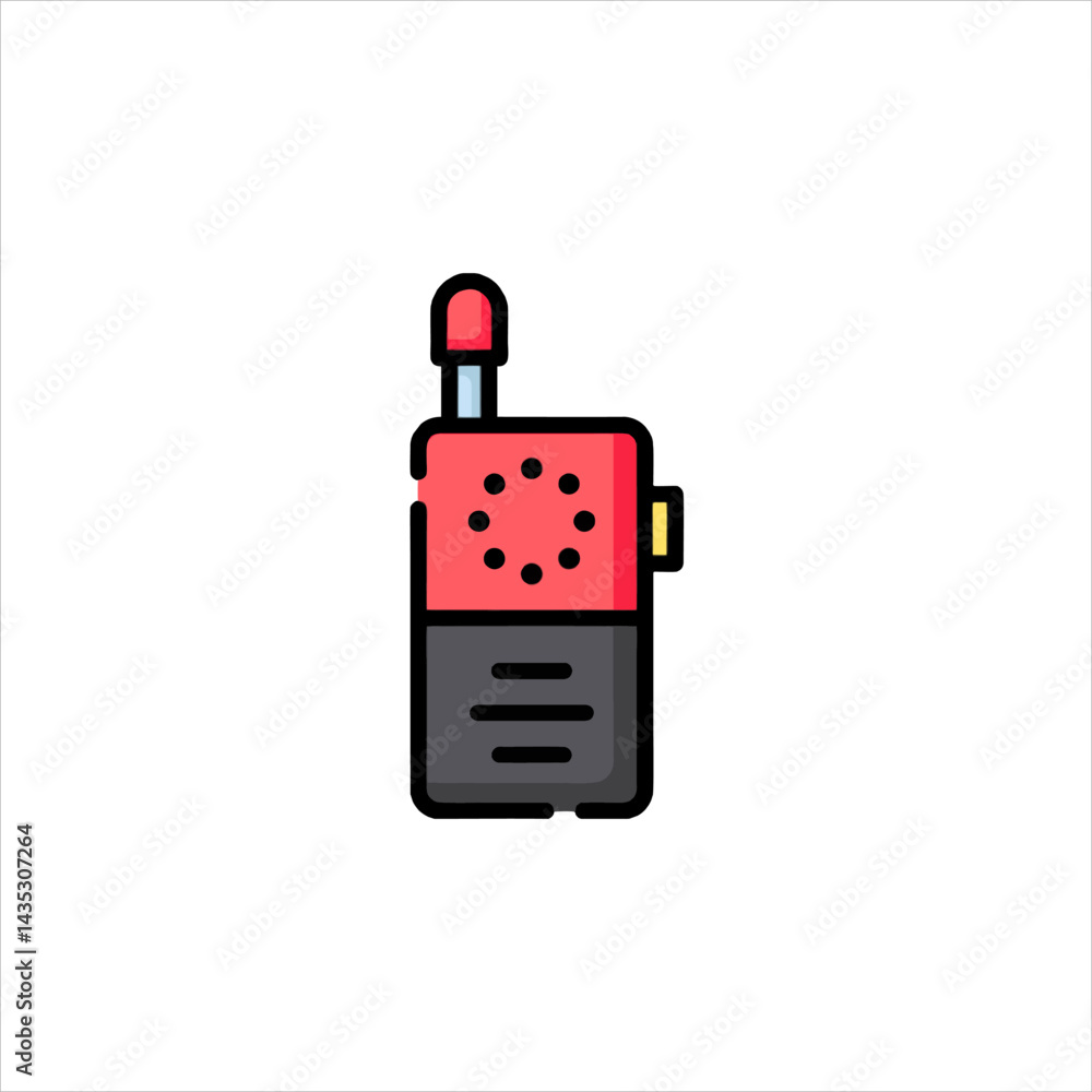 vector illustration of a red robot vector illustration of a red robot