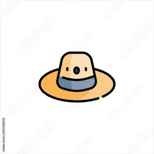 cowboy hat isolated on white