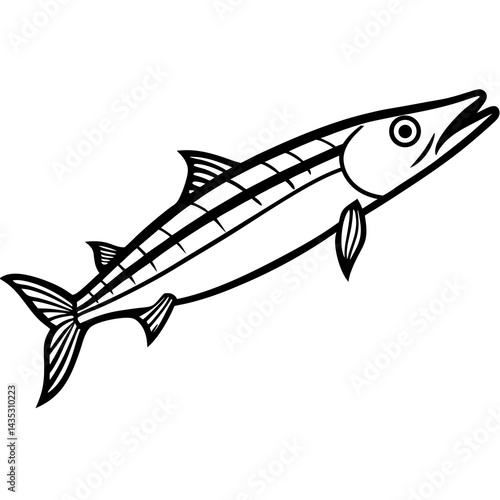 Minimal Barracuda Vector on White