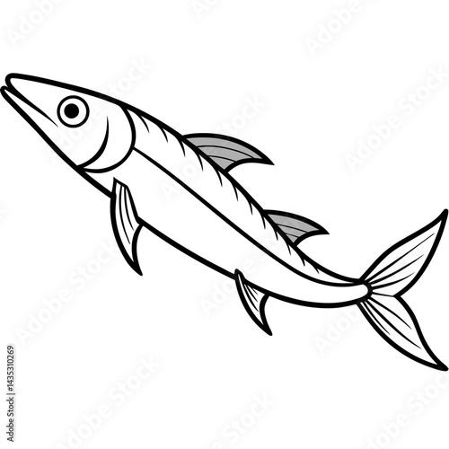 Minimal Barracuda Vector on White