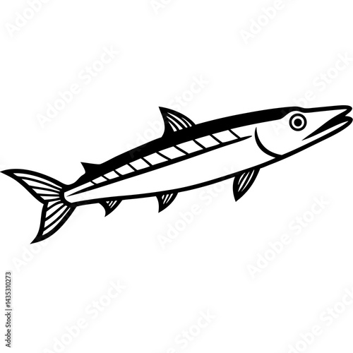 Minimal Barracuda Vector on White