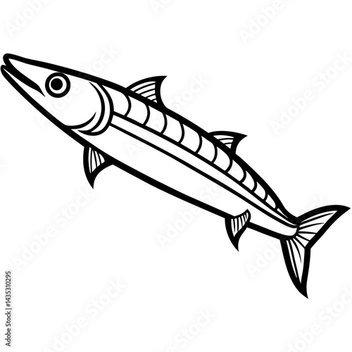 Minimal Barracuda Vector on White