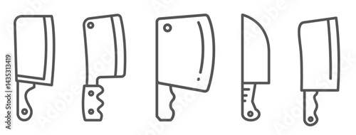 Kitchen Icons Vector Pack for Effortless Design – Include Utensils, Appliances, and Dining Items for Modern Graphics & Branding Needs.