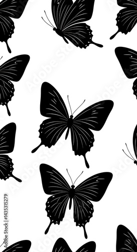 Wallpaper Mural Midnight Flutter AI Generated Torontodigital.ca