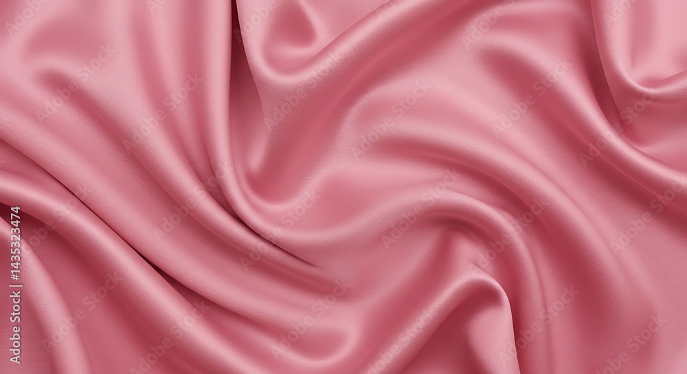 Fototapeta premium Roseate Drape AI Generated