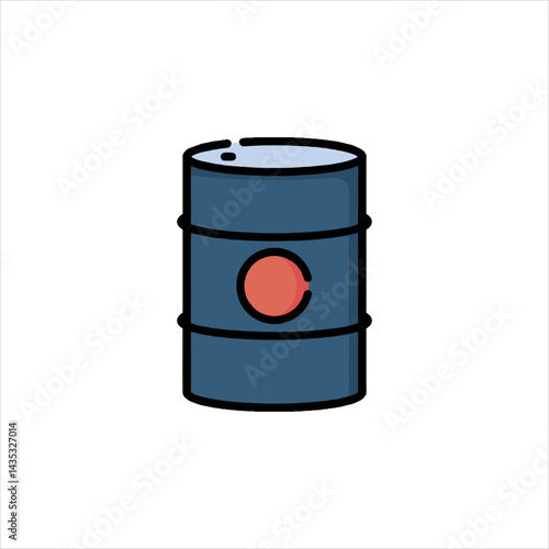 black oil barrel
