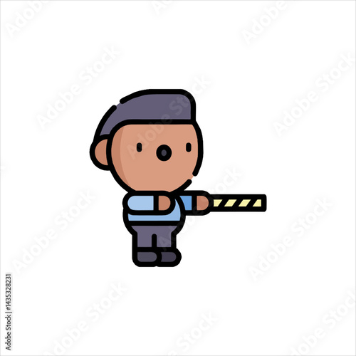 funny cartoon policeman