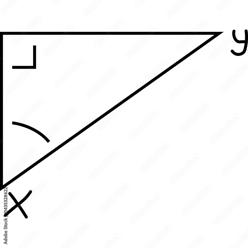 Fototapeta premium Hand Drawn Mathematics Element