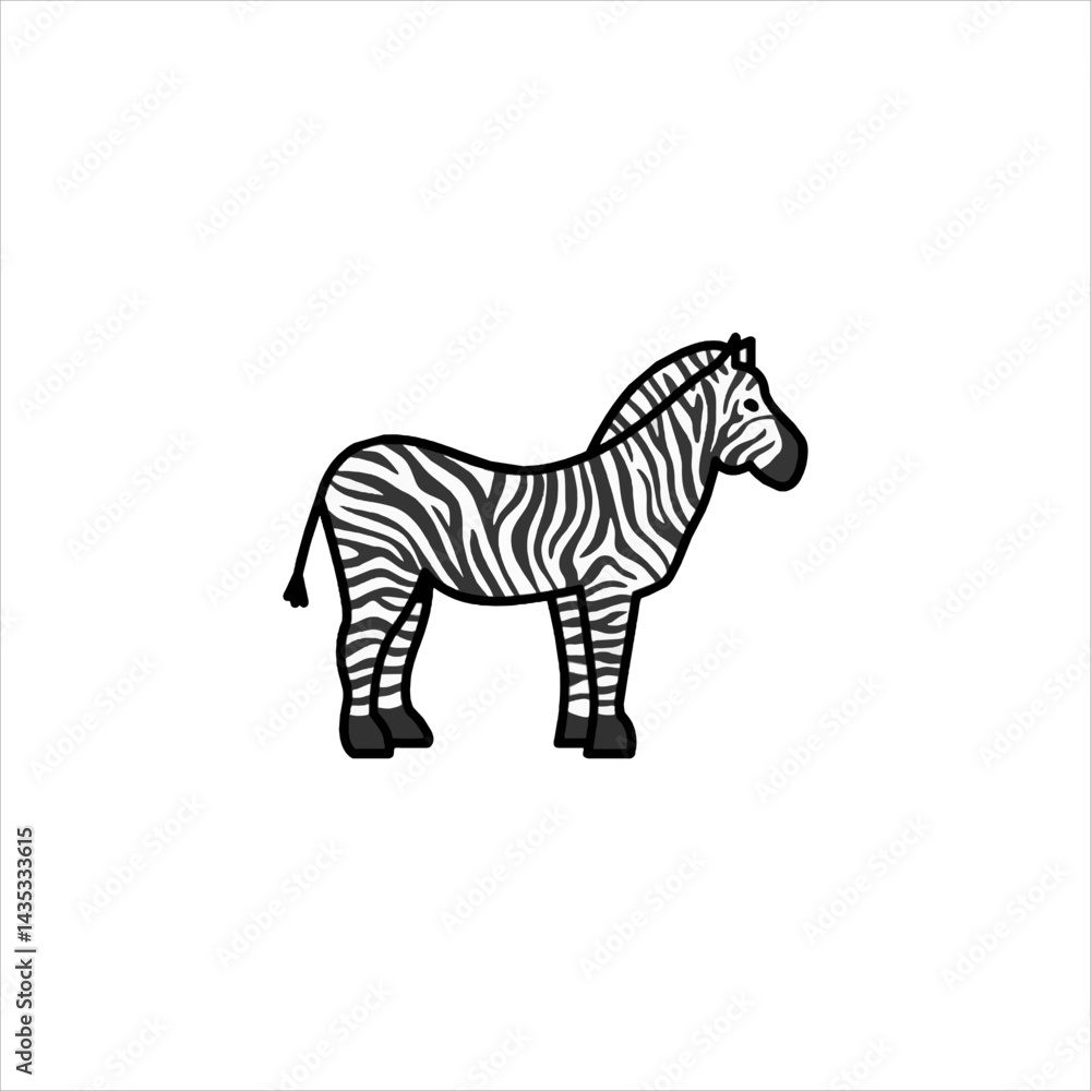 Obraz premium zebra vector illustration