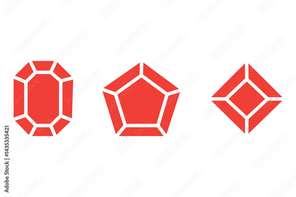 Diamond icon vector isolated on white background. Diamond vector icon. Gemstone symbol Diamond icon vector isolated on white background. Diamond vector icon. Gemstone symbol