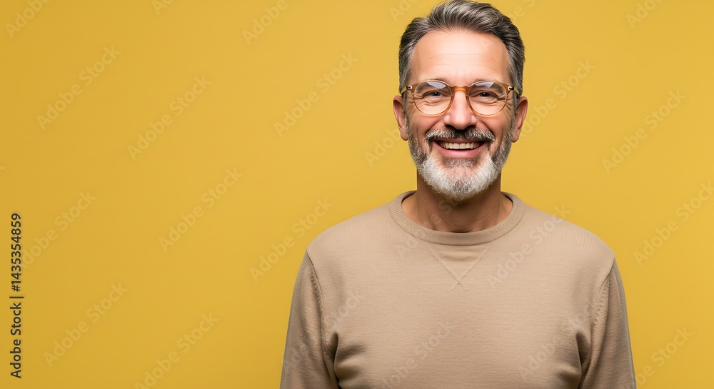 Obraz premium Golden Hour Grin AI Generated