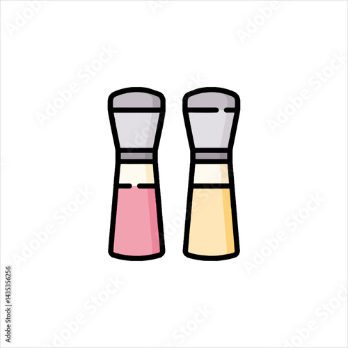 set of perfume bottles