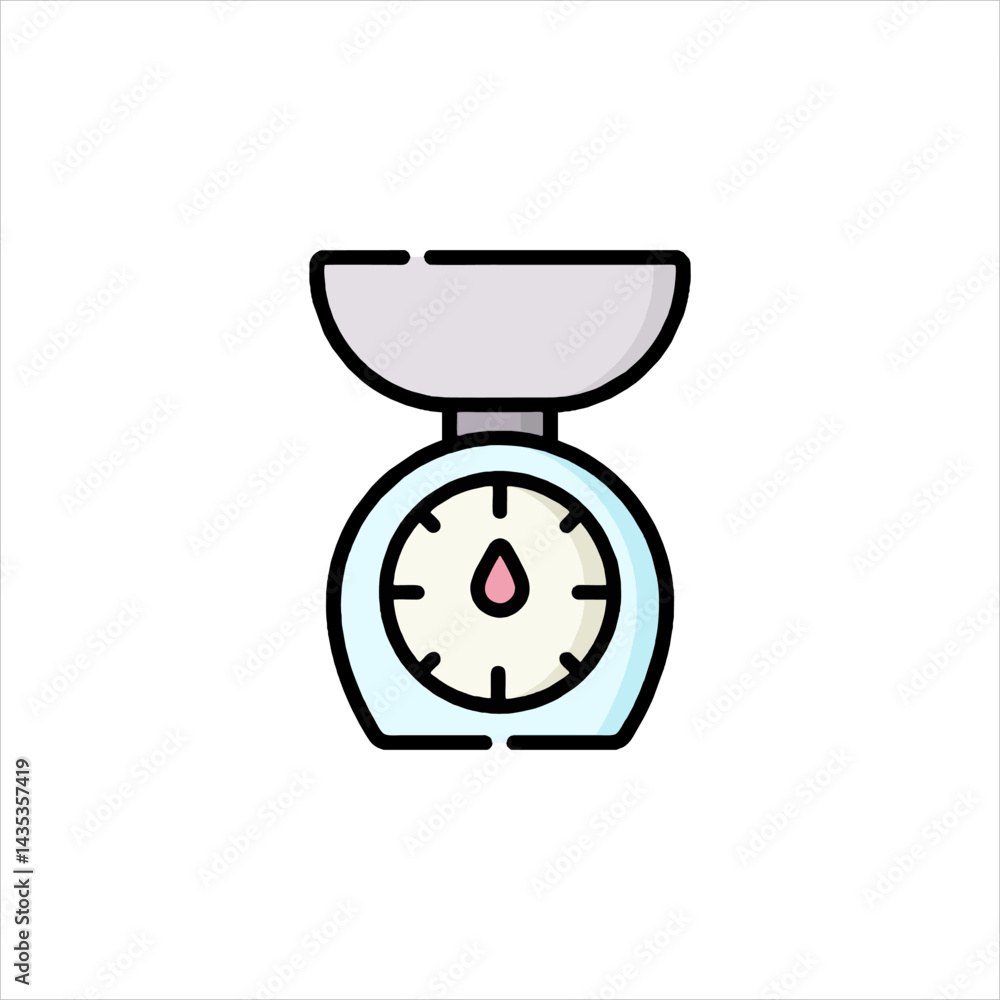 kitchen scale icon kitchen scale icon