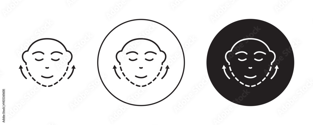 Facelift vector icon logo or illustration Facelift vector icon logo or illustration