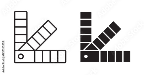 Swatches icons. Vector isolated elements concept