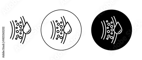 Blood flow vector icon logo or illustration