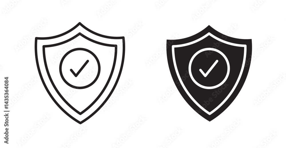 Reliable icons. Vector isolated elements concept Reliable icons. Vector isolated elements concept