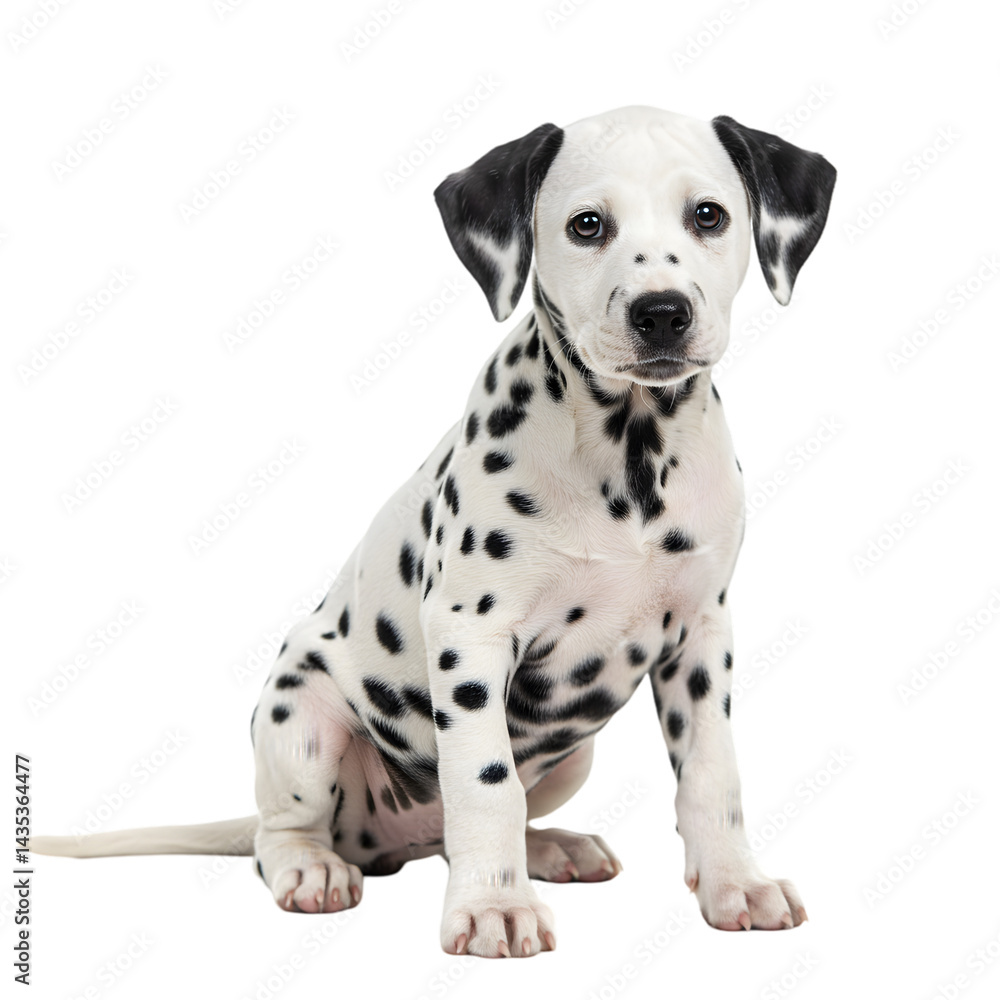 Adorable Puppy Sits Calmly, Transparent Background Image Adorable Puppy Sits Calmly, Transparent Background Image